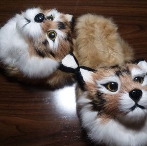 Teddy tiger slippers